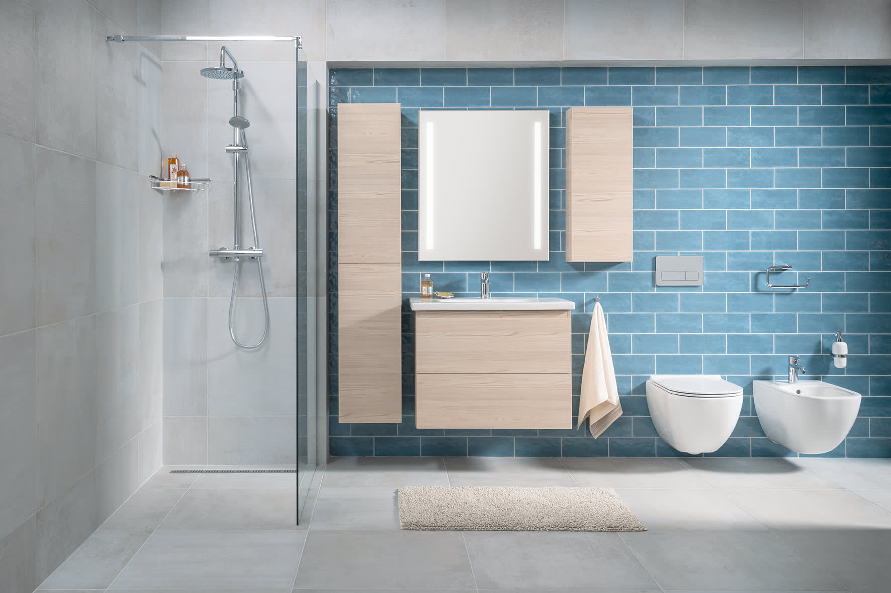 Závěsná umyvadla Mio N H814713...1041 Jika