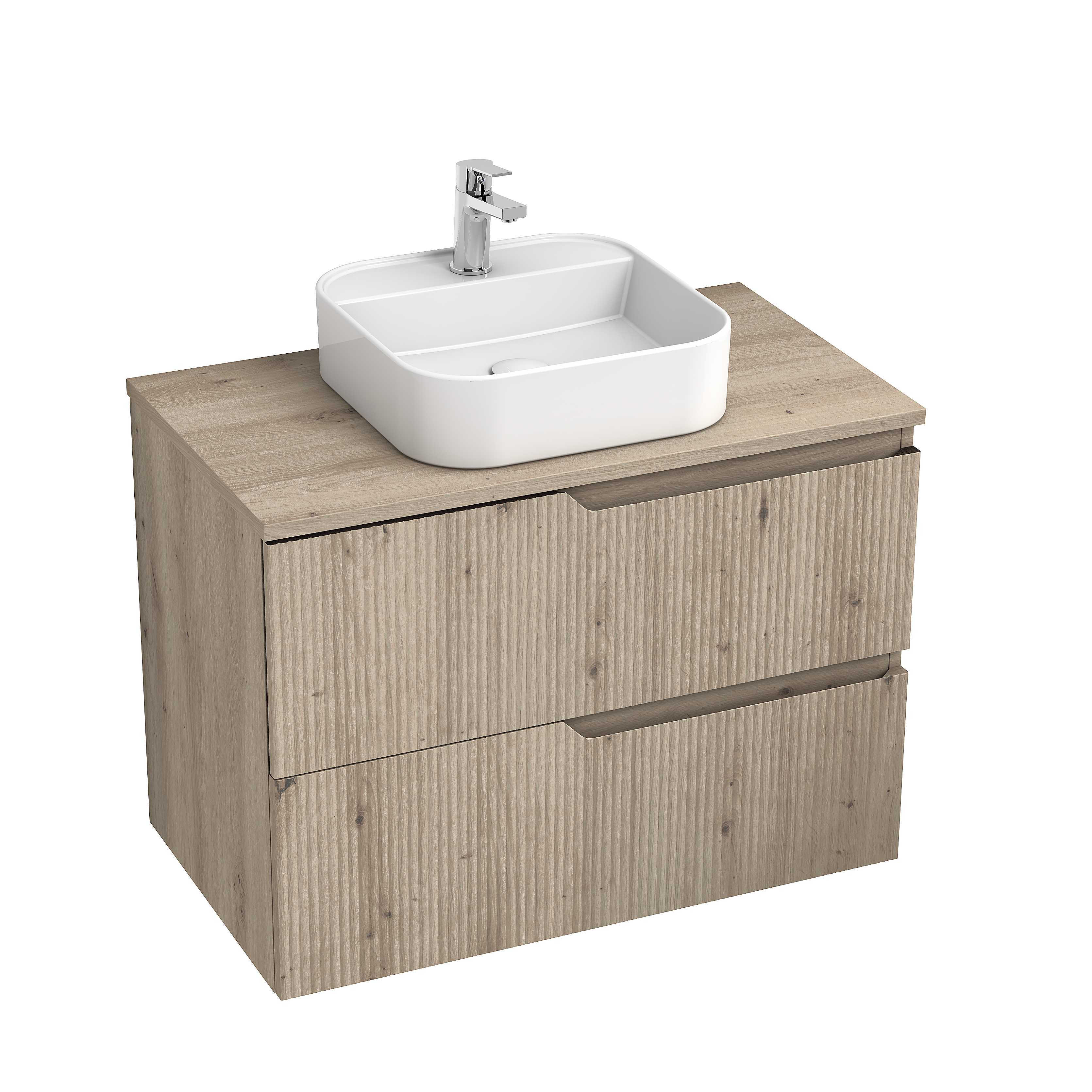Skříňky pod umyvadlo Dekor dřevo Cubito Style H40J4424023551 Jika
