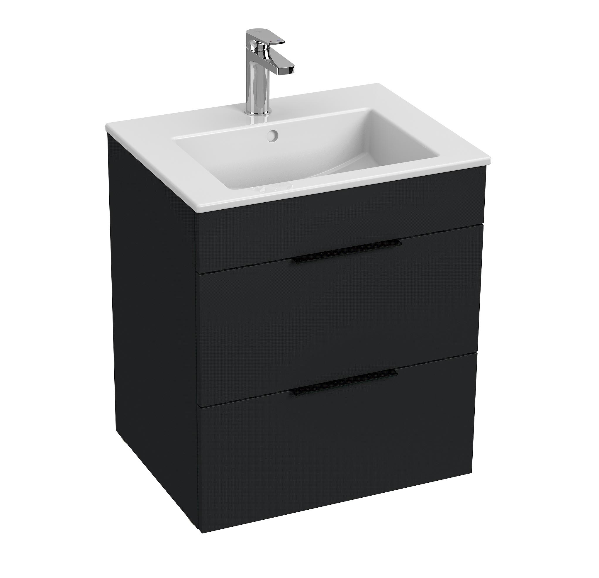 Skříňky pod umyvadlo Antracit matný Cube H4536121763521 Jika