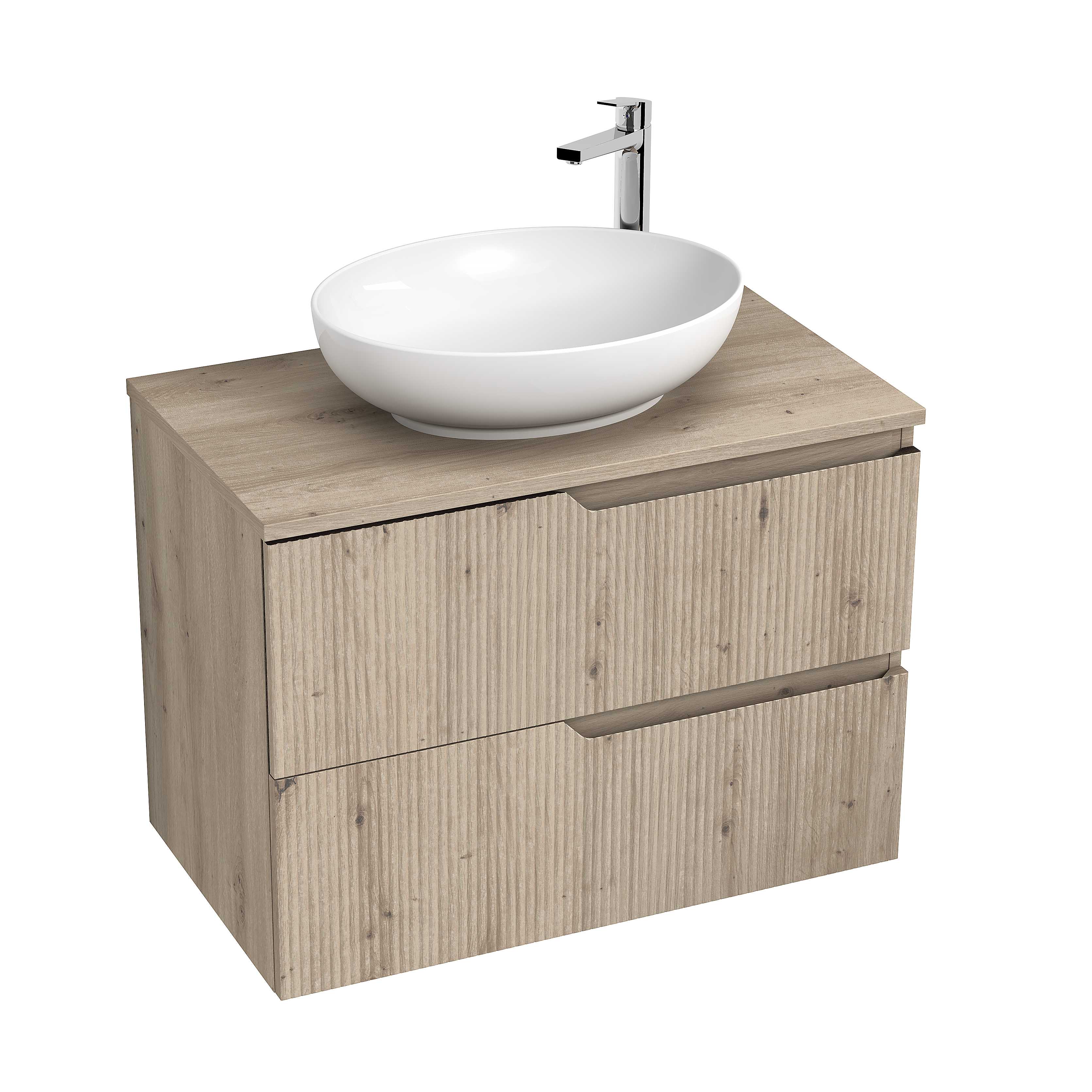 Skříňky pod umyvadlo Dekor dřevo Cubito Style H40J4424023551 Jika