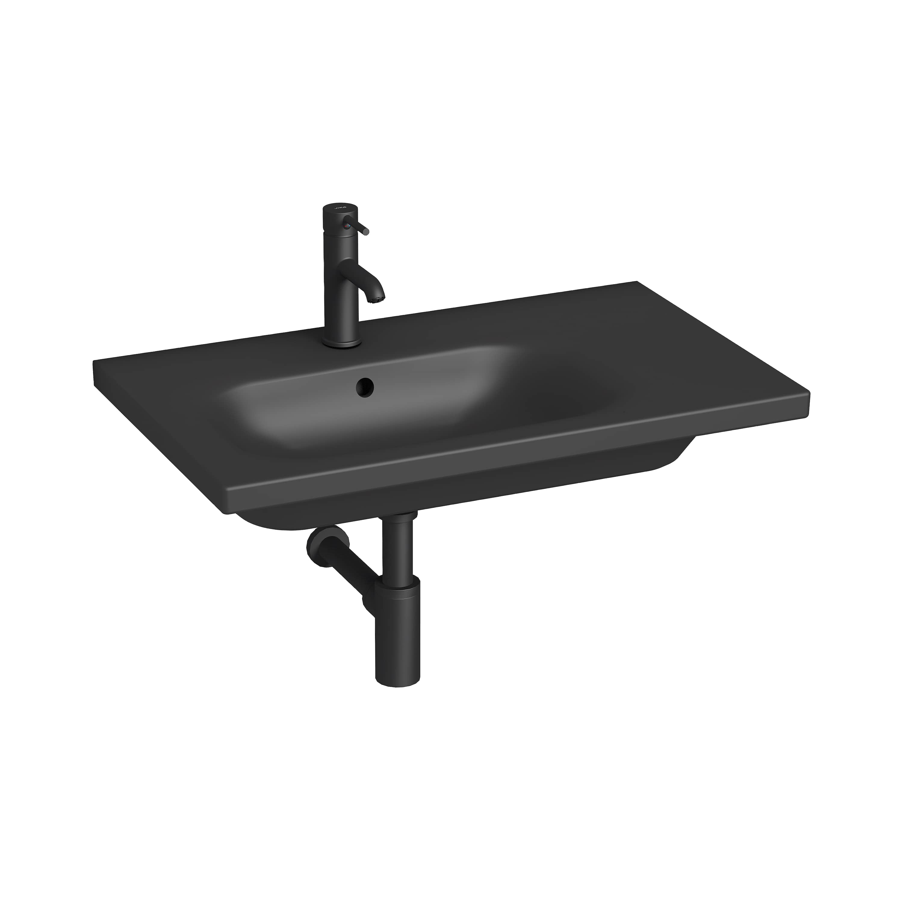 Závěsná umyvadla Černá matná Mio N H8117107161041 Jika