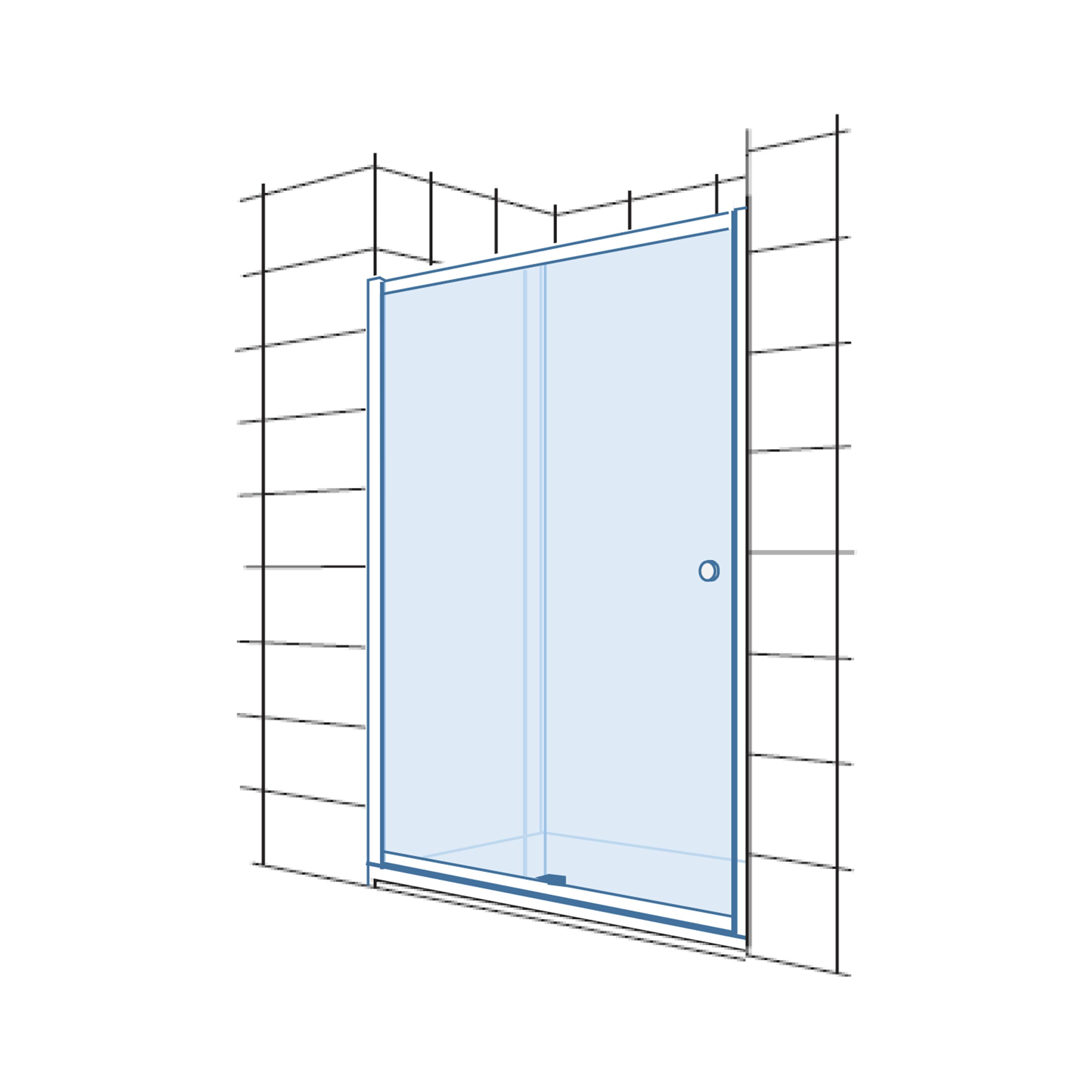 Sprchové dveře Ponta H242513...6681 Jika