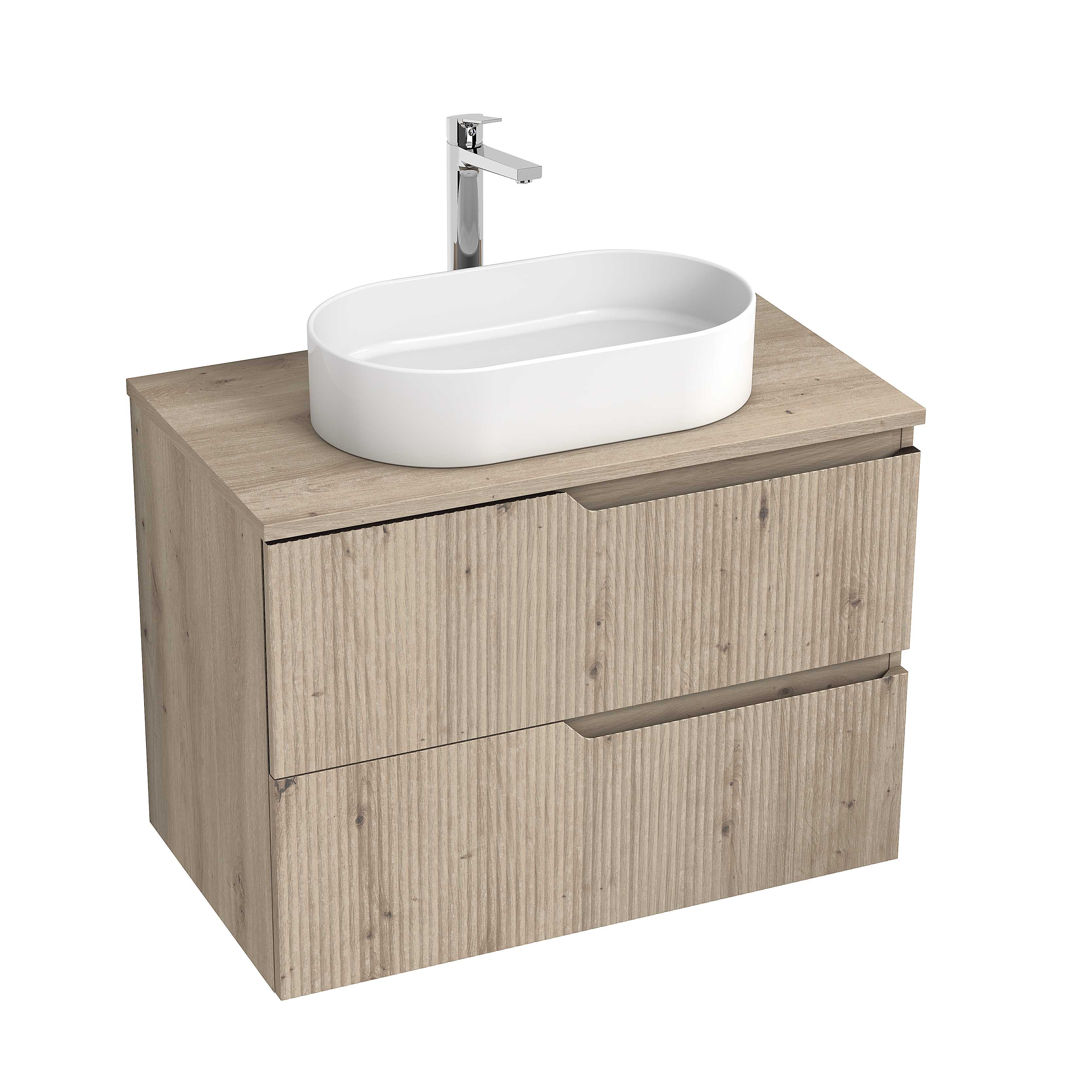 Skříňky pod umyvadlo Dekor dřevo Cubito Style H40J4424023551 Jika