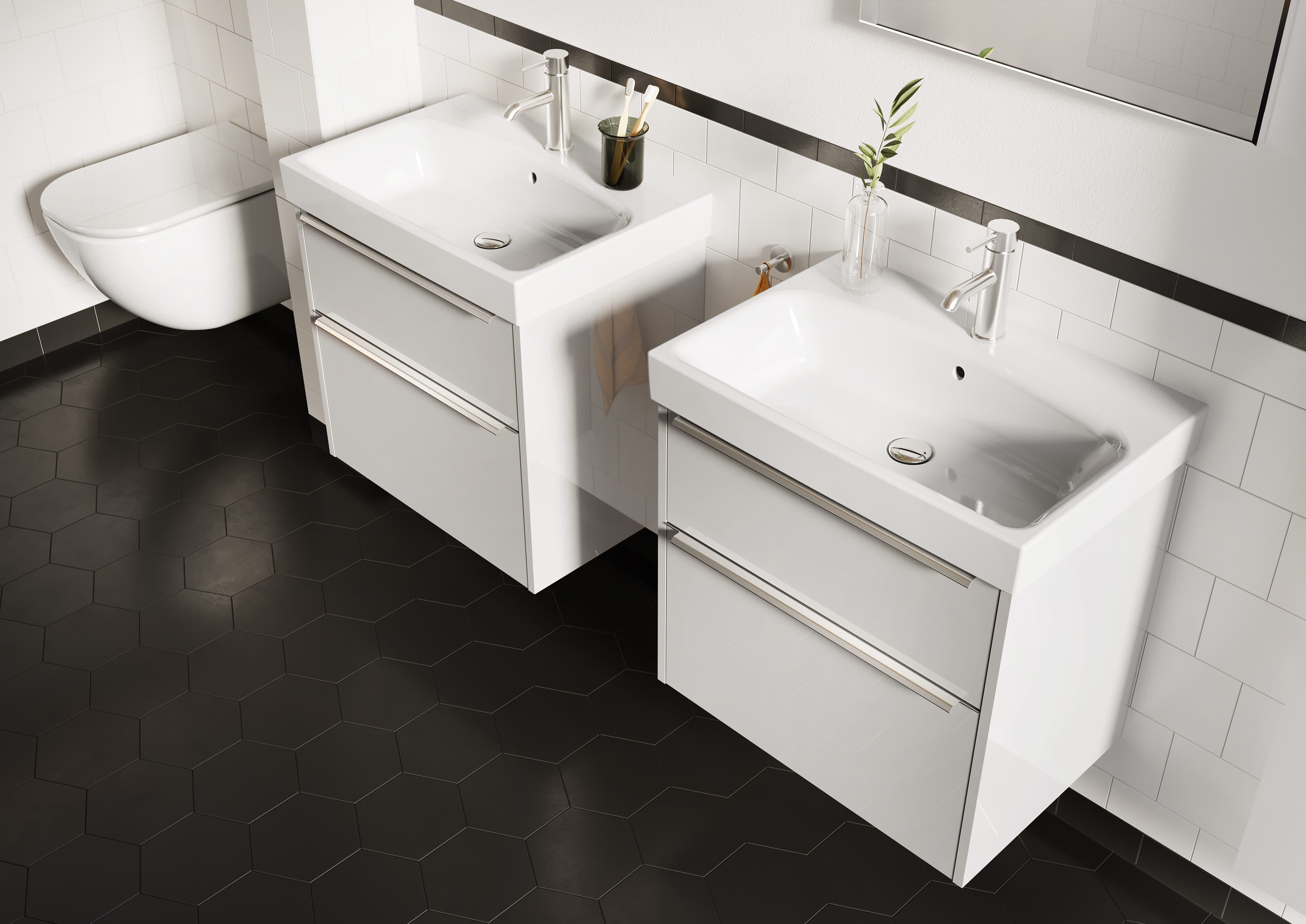 Skříňky pod umyvadlo Pure H40B236402...2 Jika