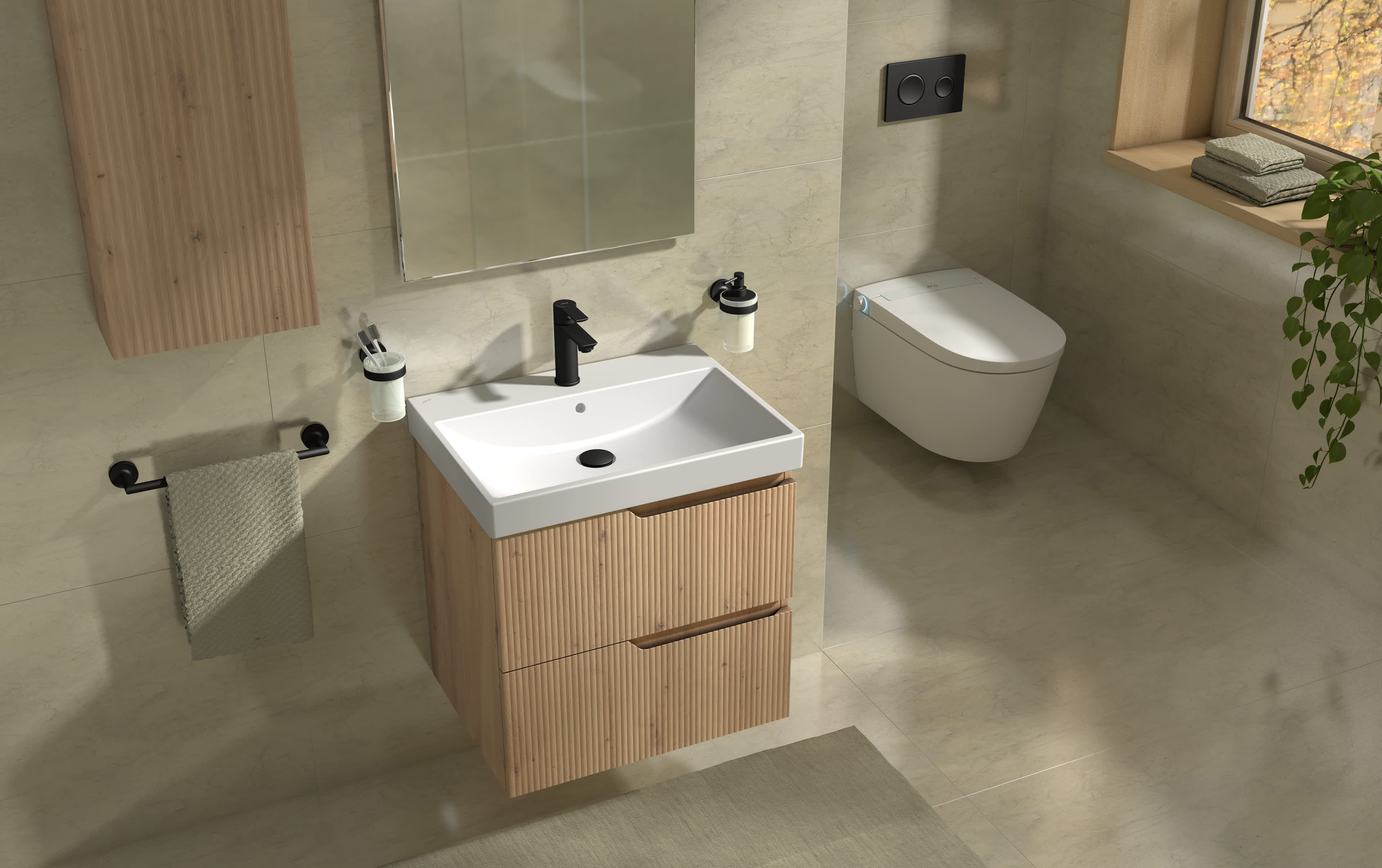 Skříňky pod umyvadlo Cubito Style H40J442402...1 Jika