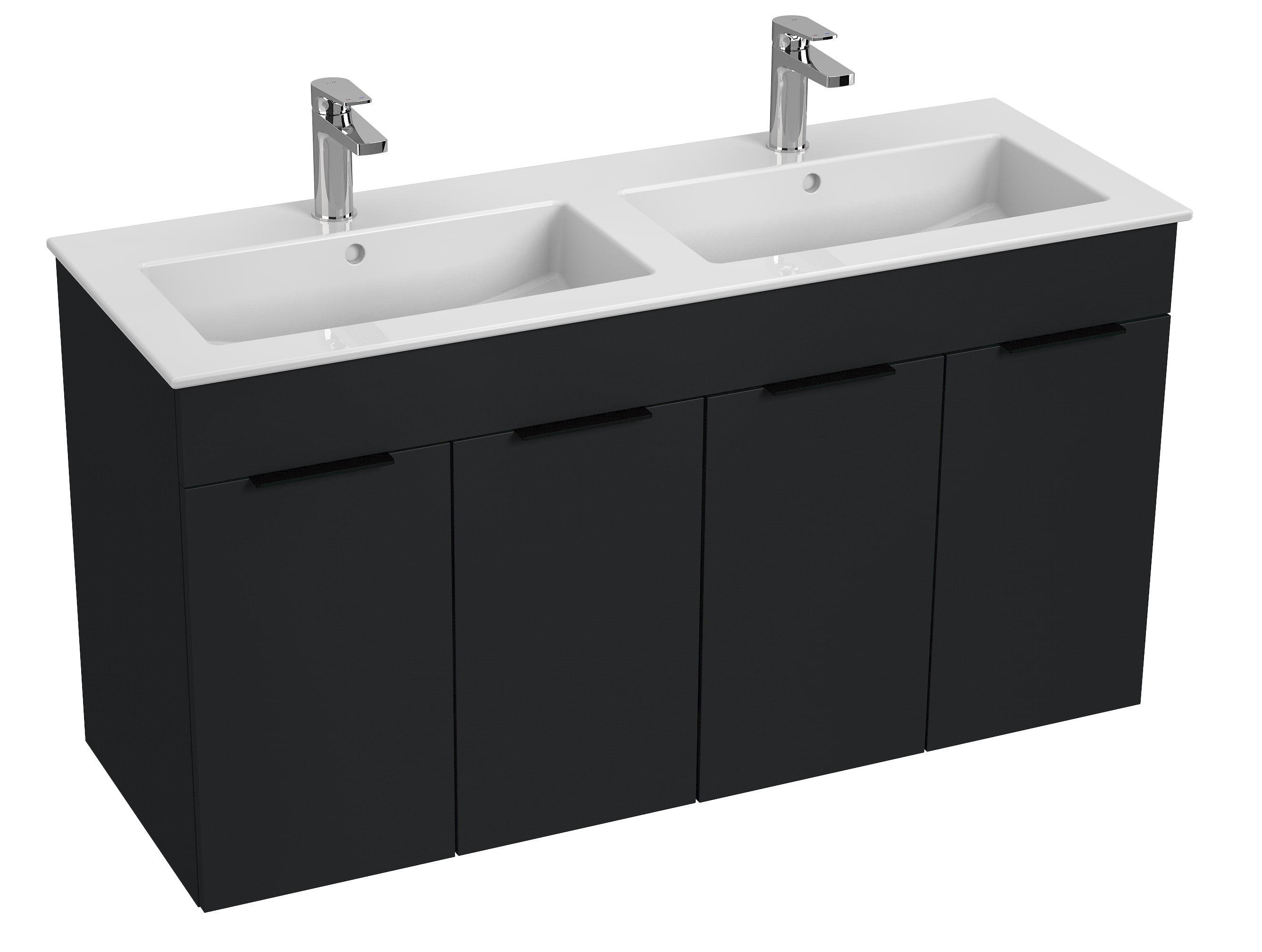 Skříňky pod umyvadlo Antracit matný Cube H4536611763521 Jika