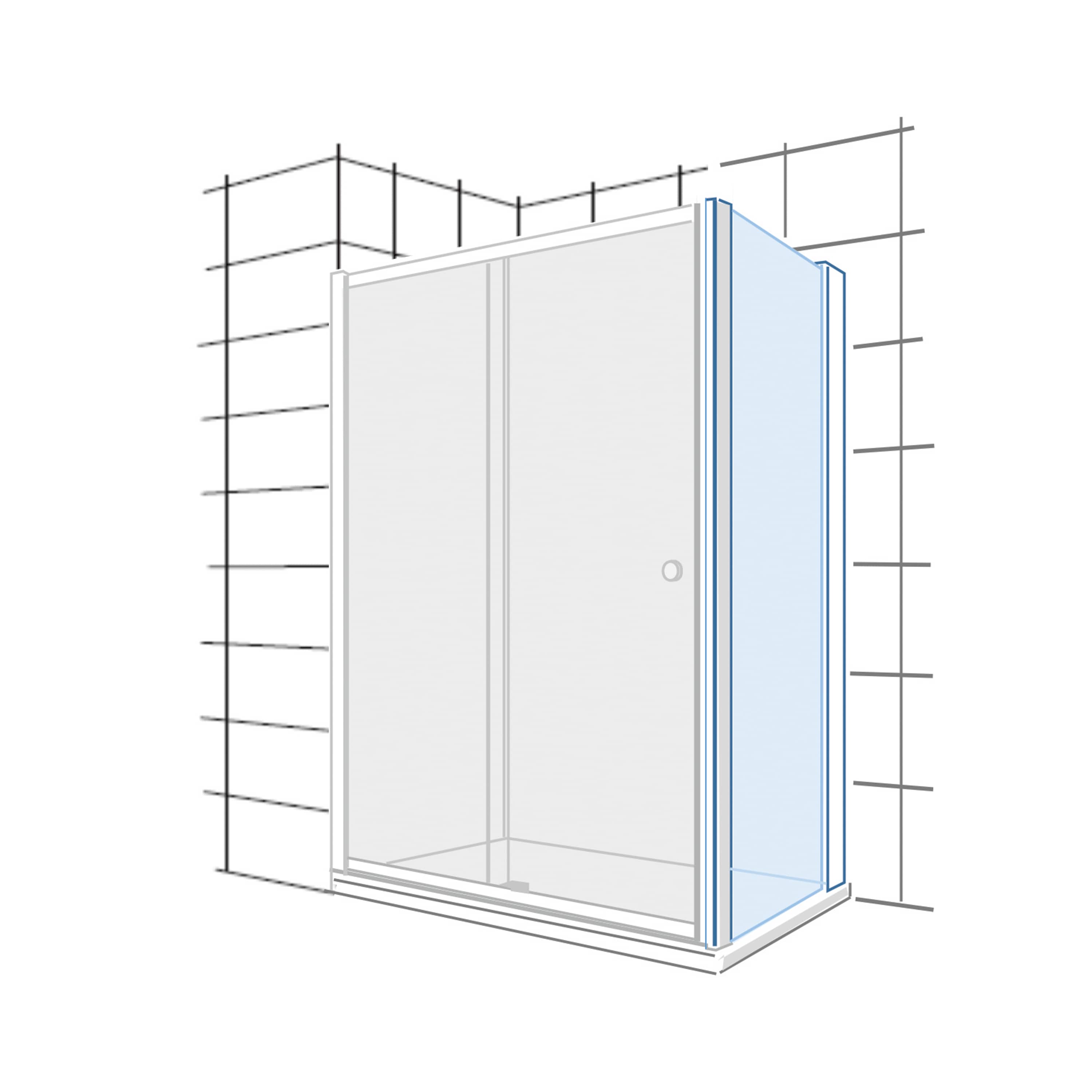 Sprchové dveře Ponta H297512...6681 Jika